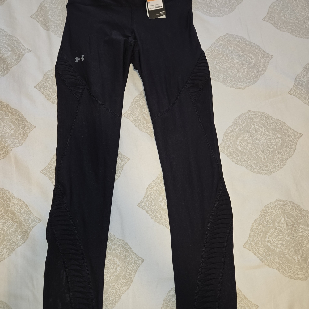 Under Armour Black Athletic Laser Cutout Leggings